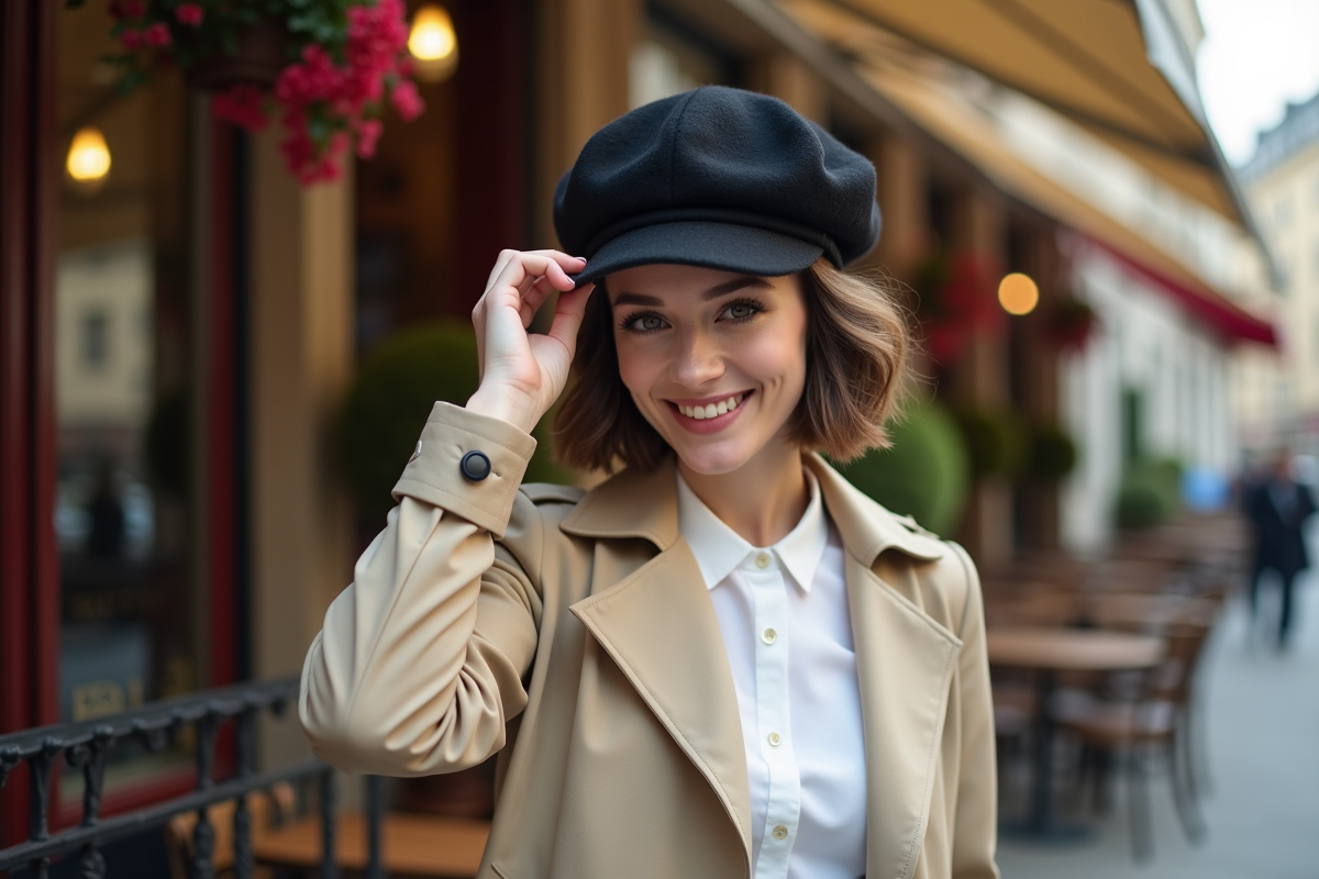 Chapeaux idéaux pour les cheveux courts : sélection et conseils de style